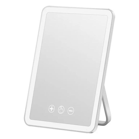 Rechargeable Desk Mirror With Light, 3 Light Settings - Picture 1 of 4